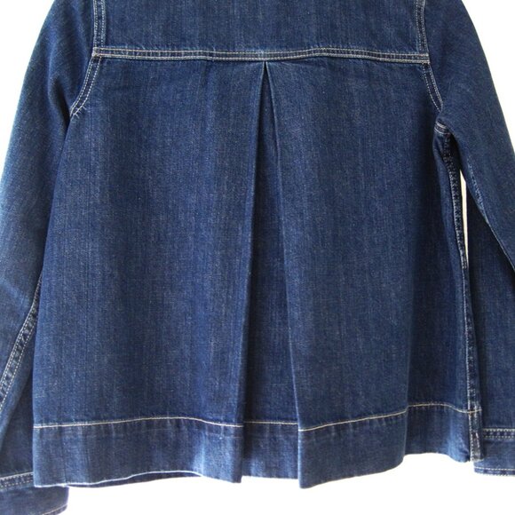 Madewell Denim Northward Cropped Army Jacket XXS - Picture 5 of 8